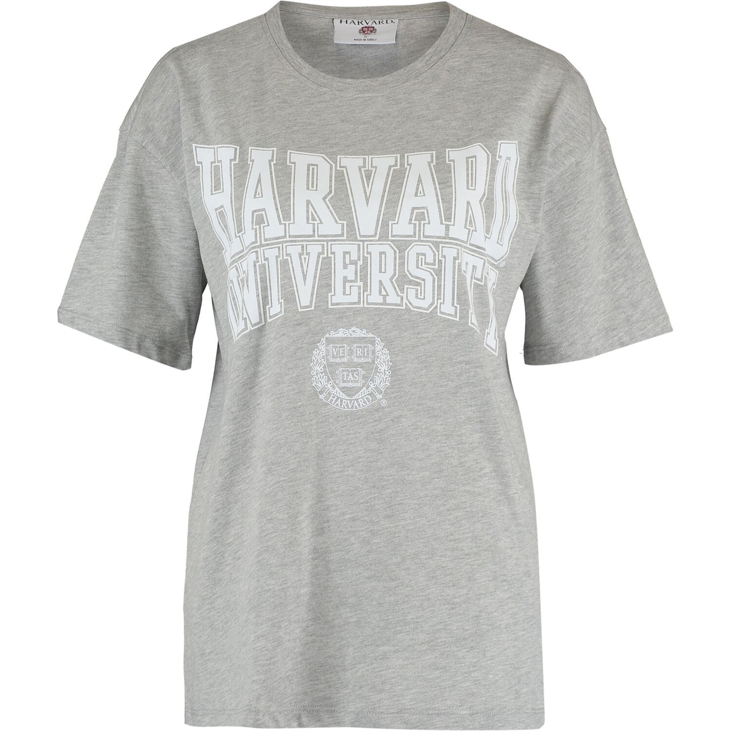 Harvard - Concaved Logo Womens Boyfriend Tee