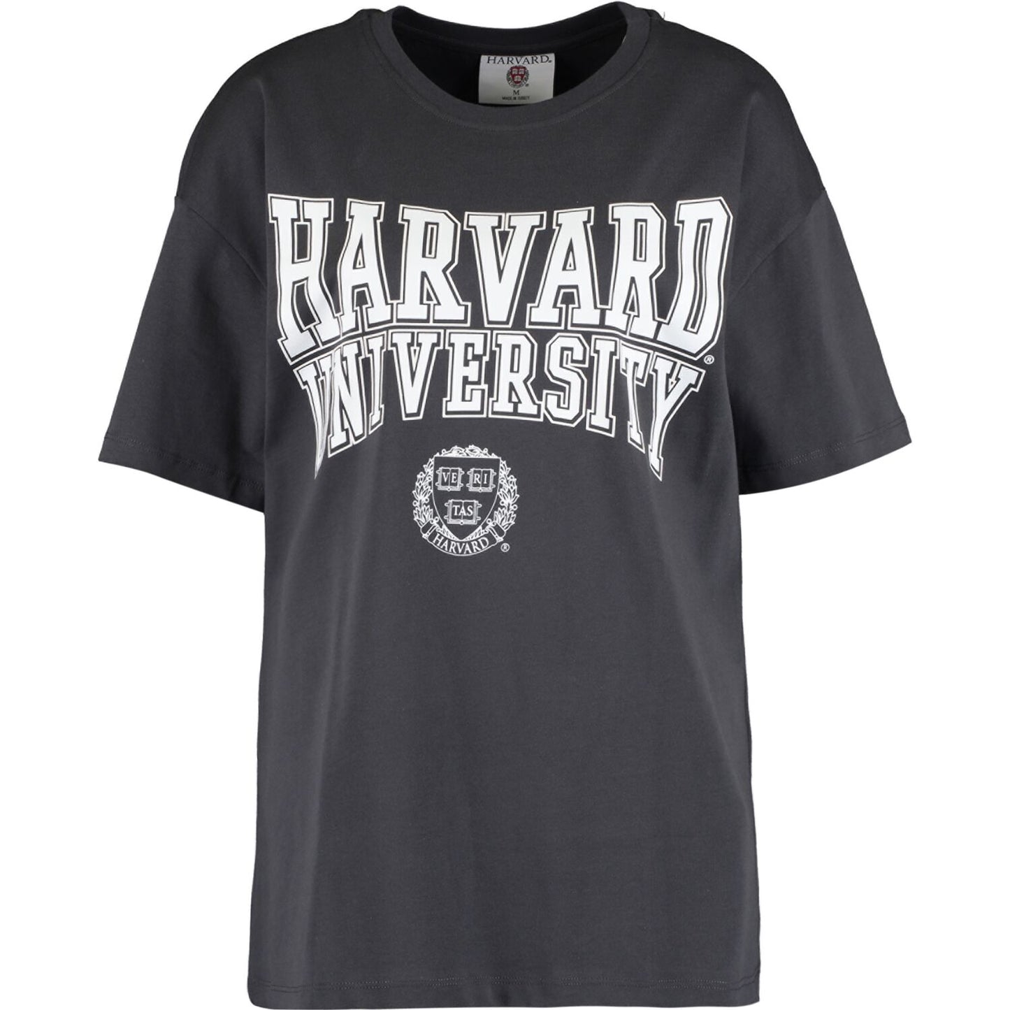 Harvard - Concaved Logo Womens Boyfriend Tee