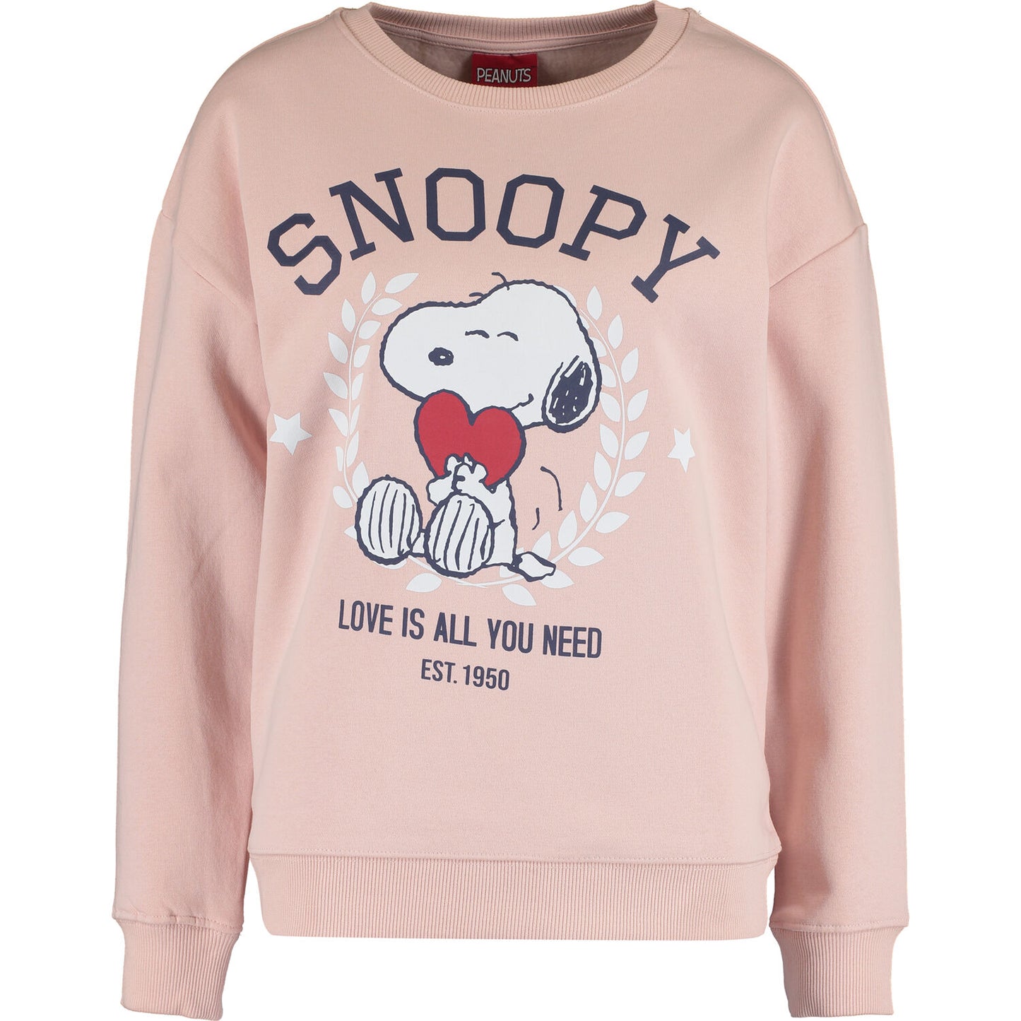 PEANUTS - LOVE IS ALL YOU NEED BE KIND CREW SWEAT AW21