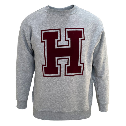 Harvard - H Logo Womens Boyfriend Crew Sweat