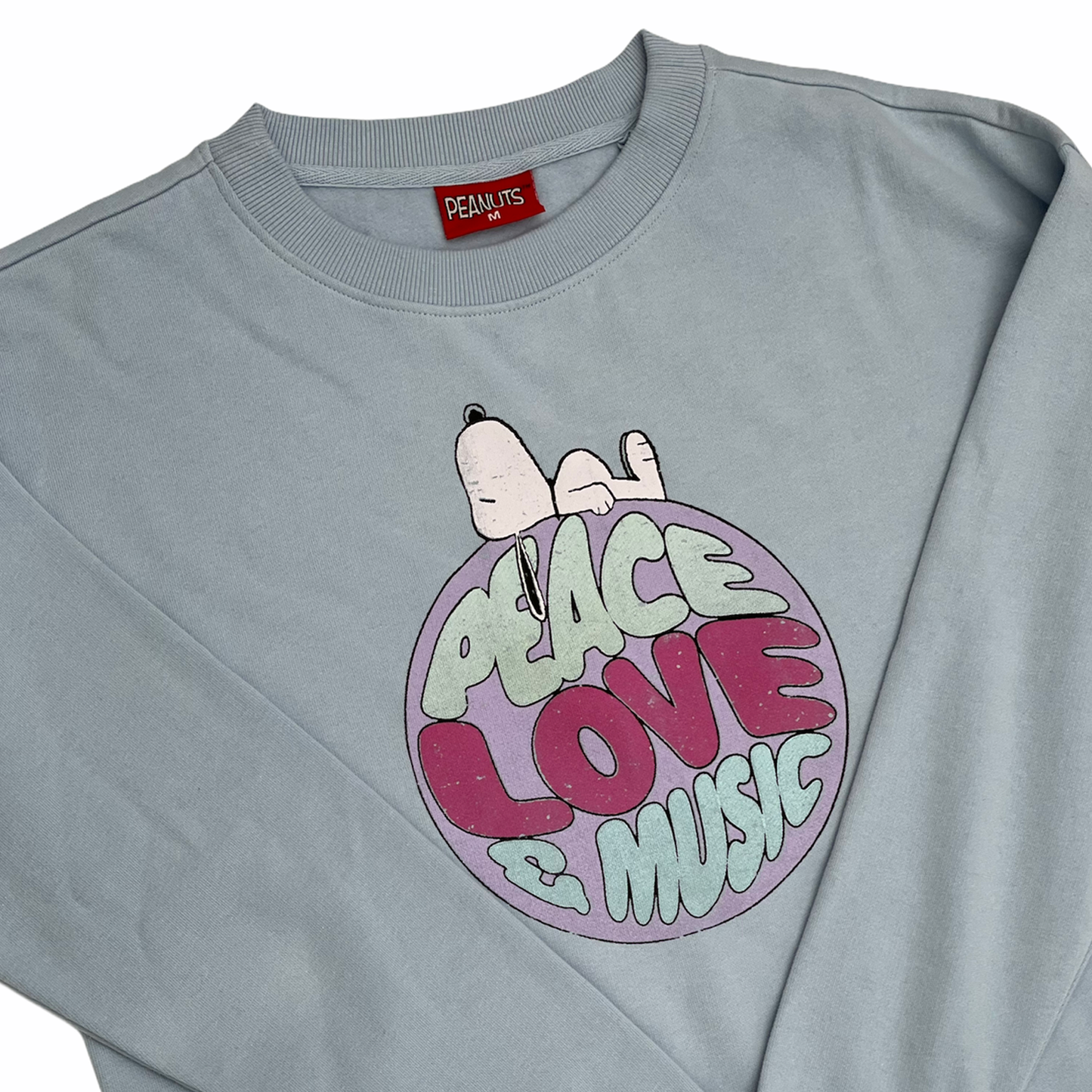 Peanuts - Peace Love & Music Women's Crew Sweat SS21