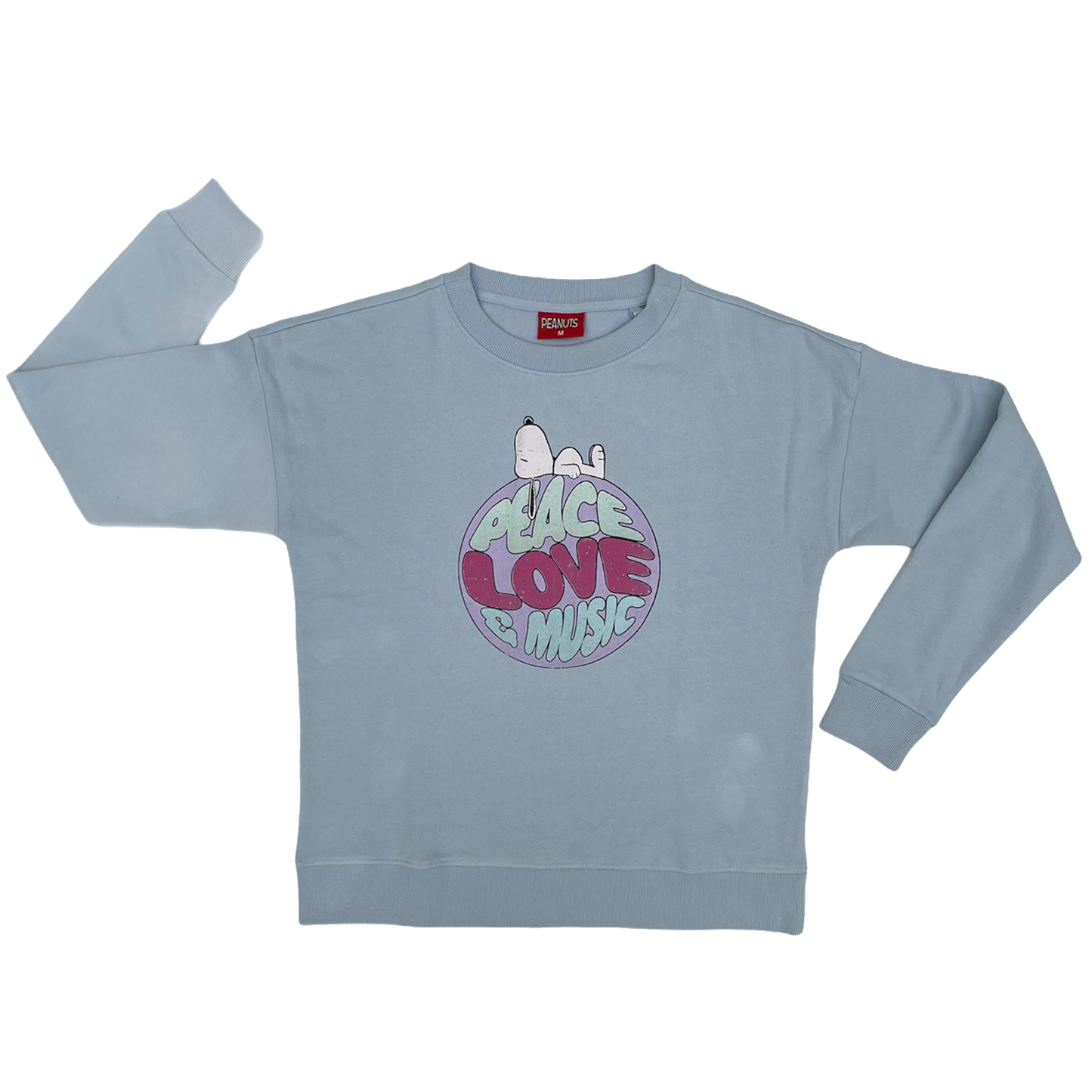 Peanuts - Peace Love & Music Women's Crew Sweat SS21