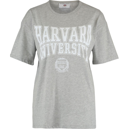 Harvard - Concaved Logo Womens Boyfriend Tee