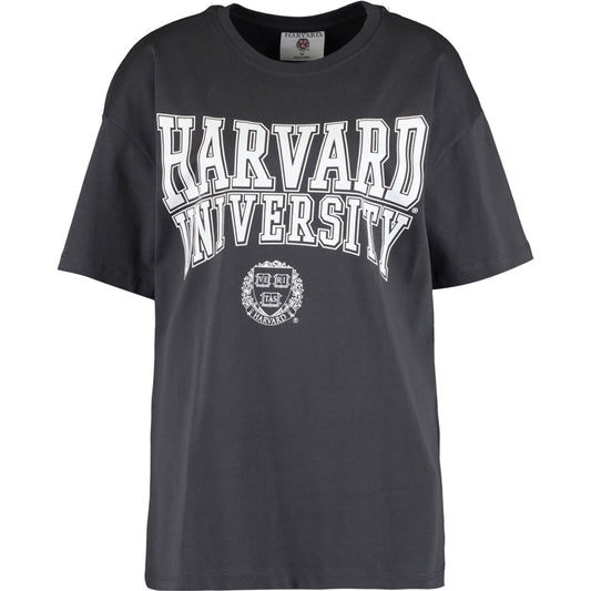 Harvard - Concaved Logo Womens Boyfriend Tee
