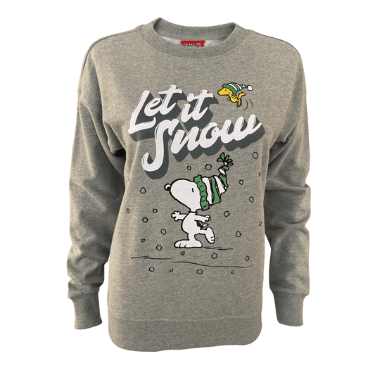 Peanuts - Let It Snow Women's Crew Sweat