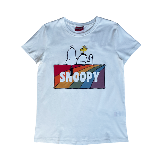 Peanuts - Snoopy Block Rainbow T-Shirt