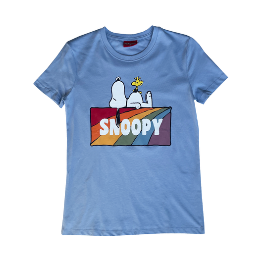Peanuts - Snoopy Block Rainbow T-Shirt