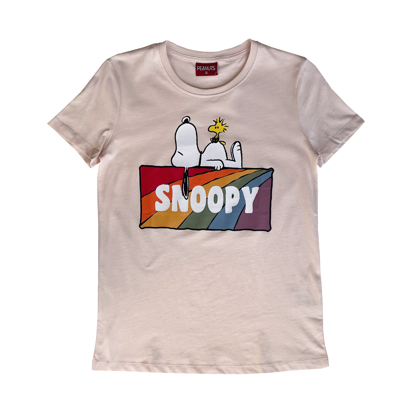 Peanuts - Snoopy Block Rainbow T-Shirt