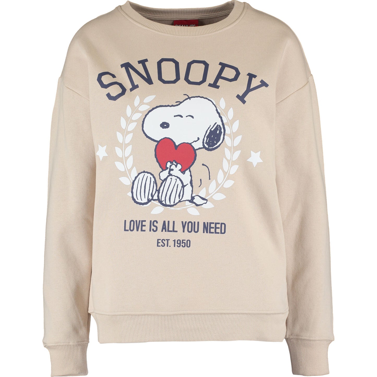 PEANUTS - LOVE IS ALL YOU NEED BE KIND CREW SWEAT AW21