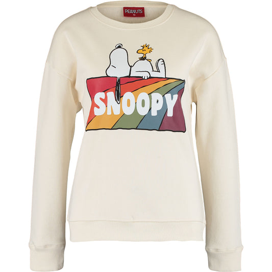 PEANUTS - RAINBOW SNOOPY BLOCK CREW SWEAT AW21