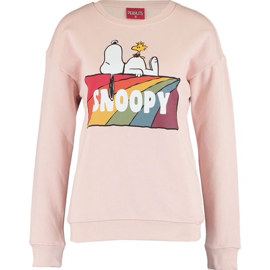 PEANUTS - RAINBOW SNOOPY BLOCK CREW SWEAT AW21