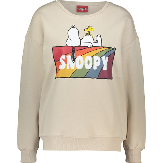 PEANUTS - RAINBOW SNOOPY BLOCK CREW SWEAT AW21