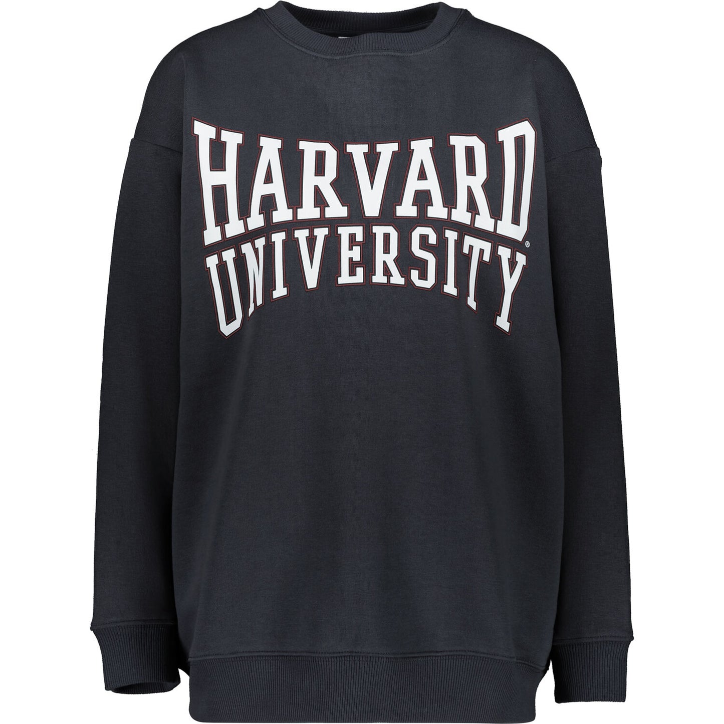 Harvard - Concaved Logo Womens Boyfriend Crew Sweat