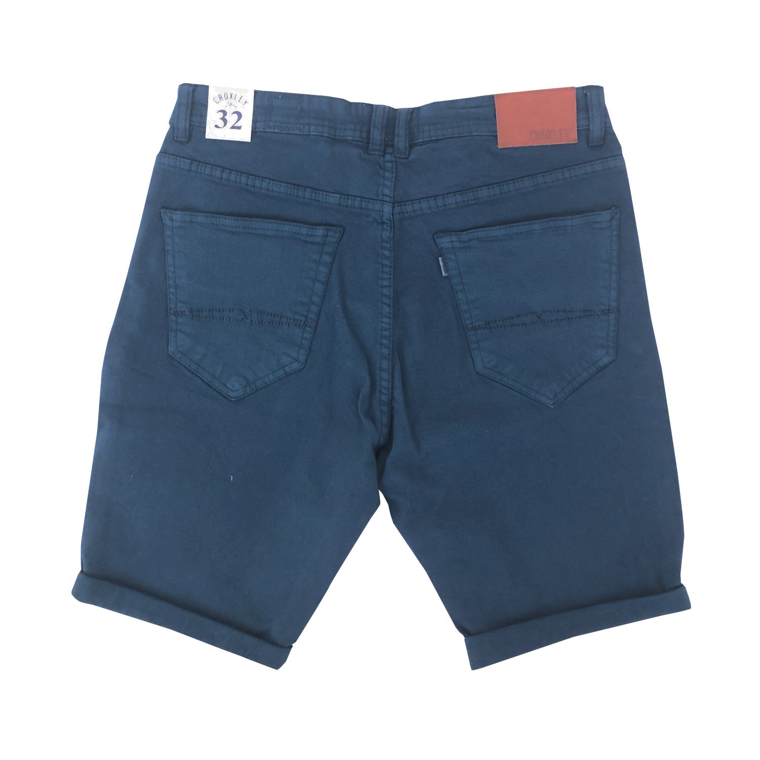 Croxley - Slim Fit Cotton Bull Jean Shorts - LabelledUp.com