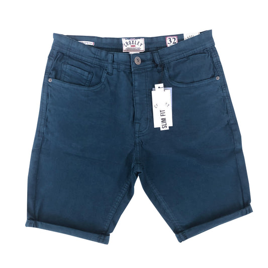 Croxley - Slim Fit Cotton Bull Jean Shorts - LabelledUp.com