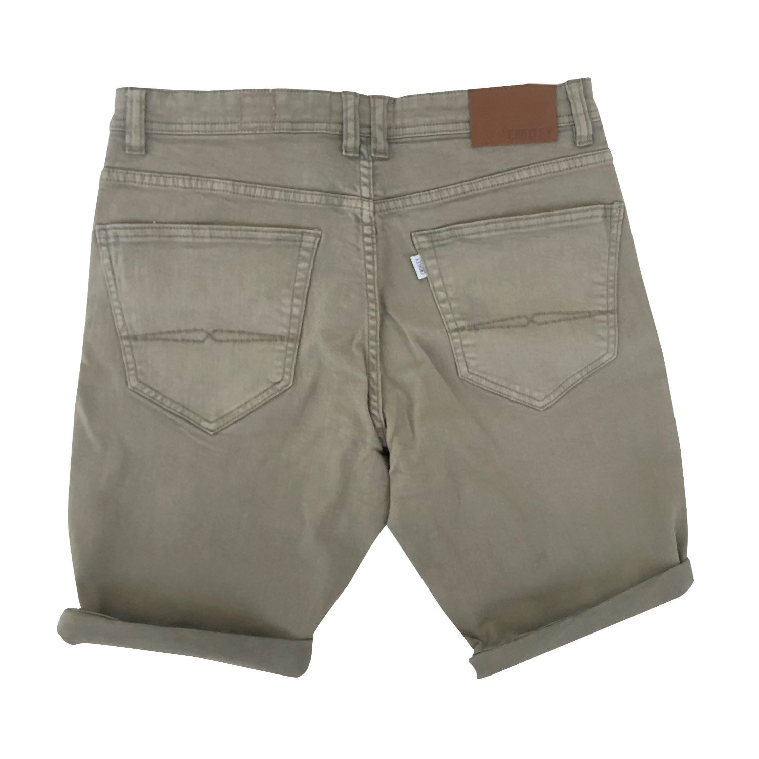 Croxley - Slim Fit Cotton Bull Jean Shorts - LabelledUp.com