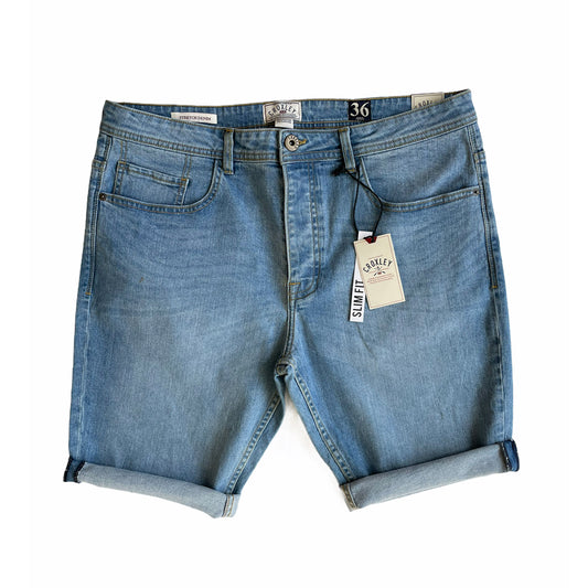 Croxley - Slim Fit Jean Shorts
