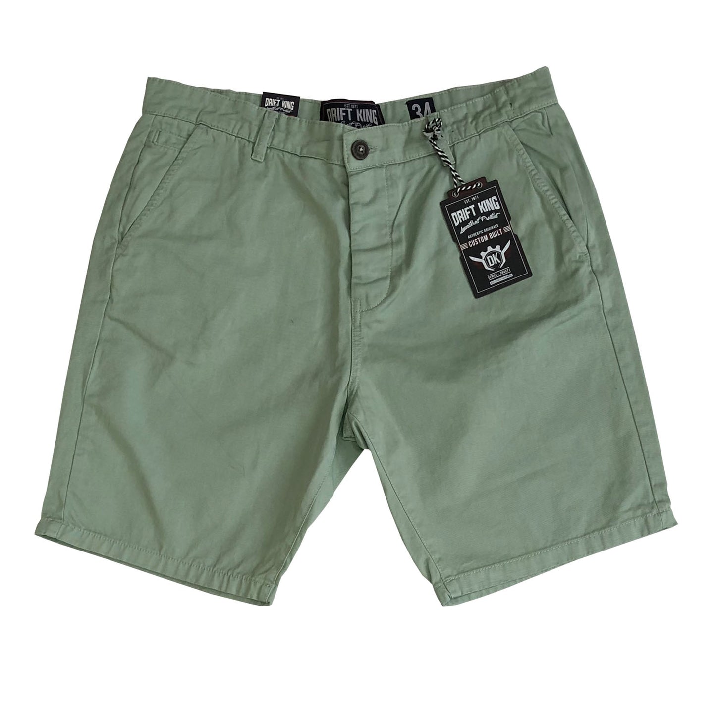 Drift King - Plain Chino Shorts - LabelledUp.com