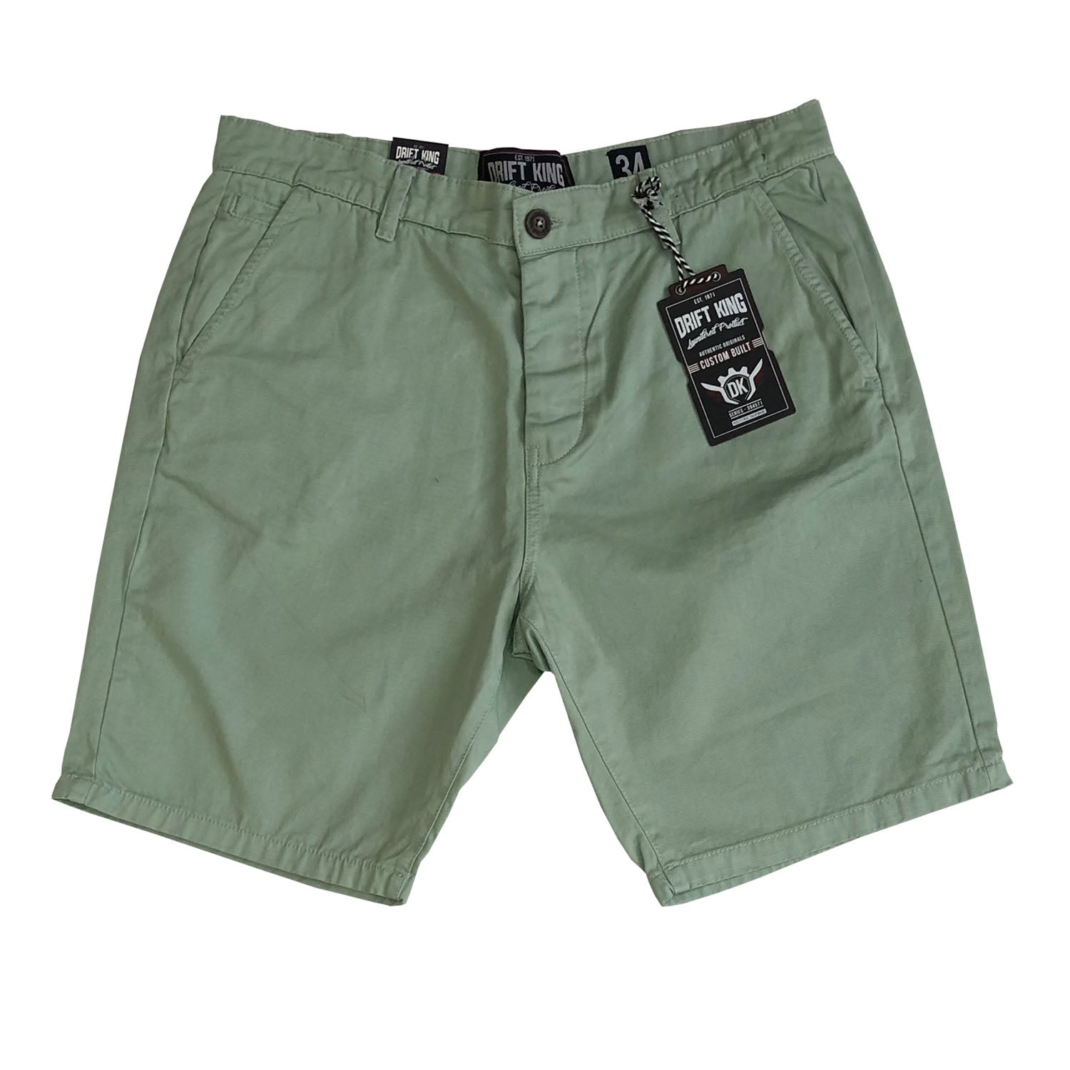 Drift King - Plain Chino Shorts - LabelledUp.com