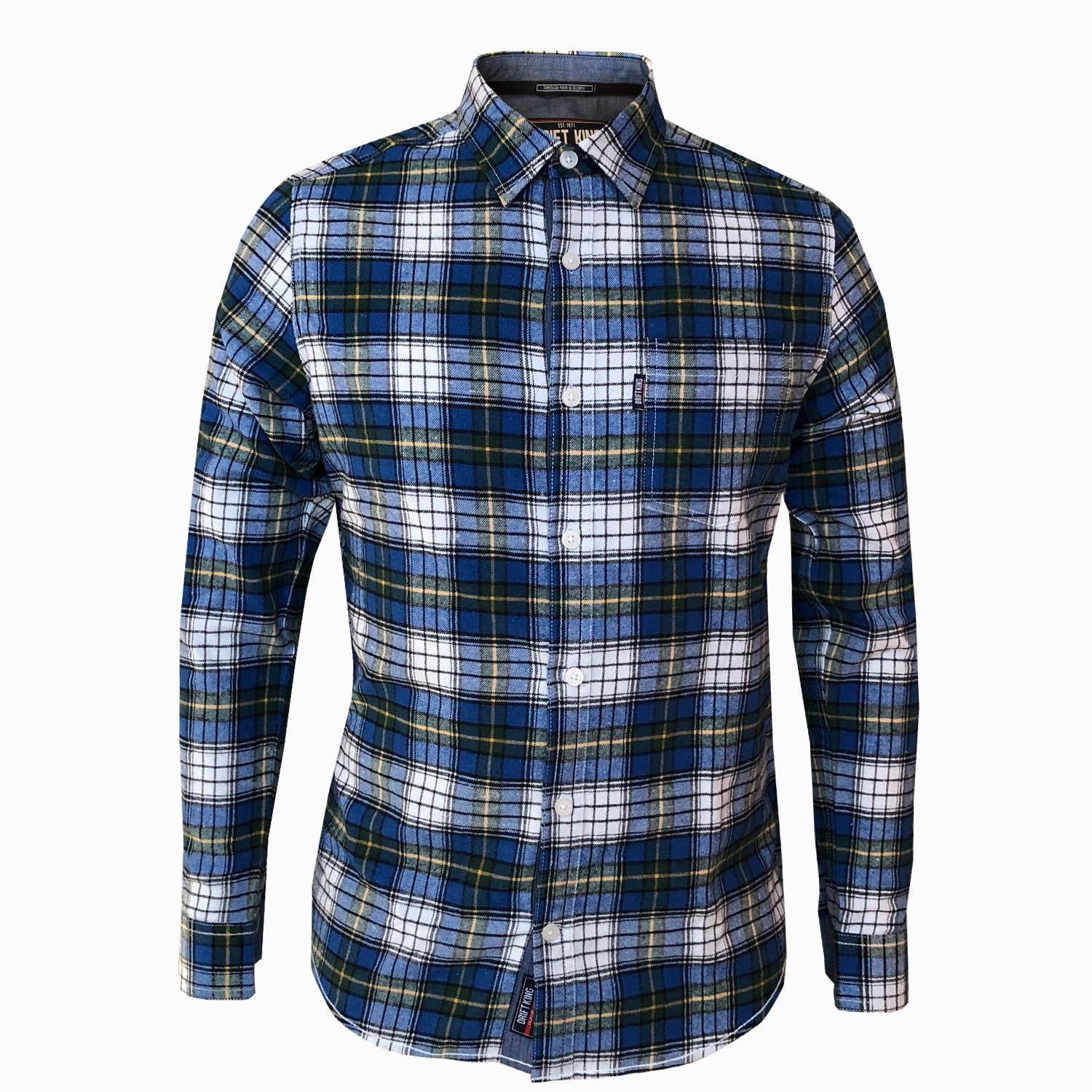 DRIFT KING - FLANNEL SHIRT - LabelledUp.com