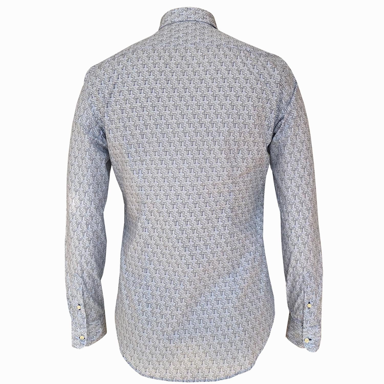 LUXE HOMME SELECT - Premium Oxford Long Sleeve Shirt (Frank) - LabelledUp.com