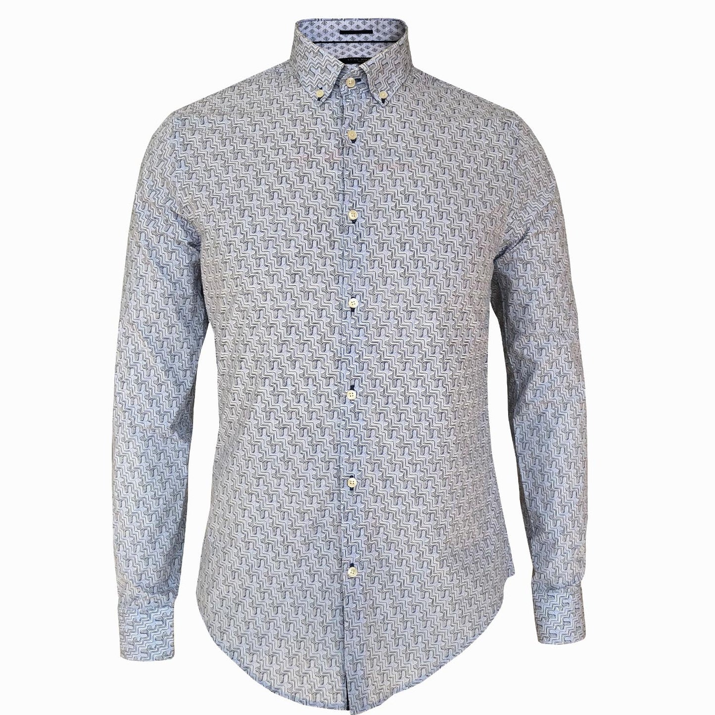 LUXE HOMME SELECT - Premium Oxford Long Sleeve Shirt (Frank) - LabelledUp.com