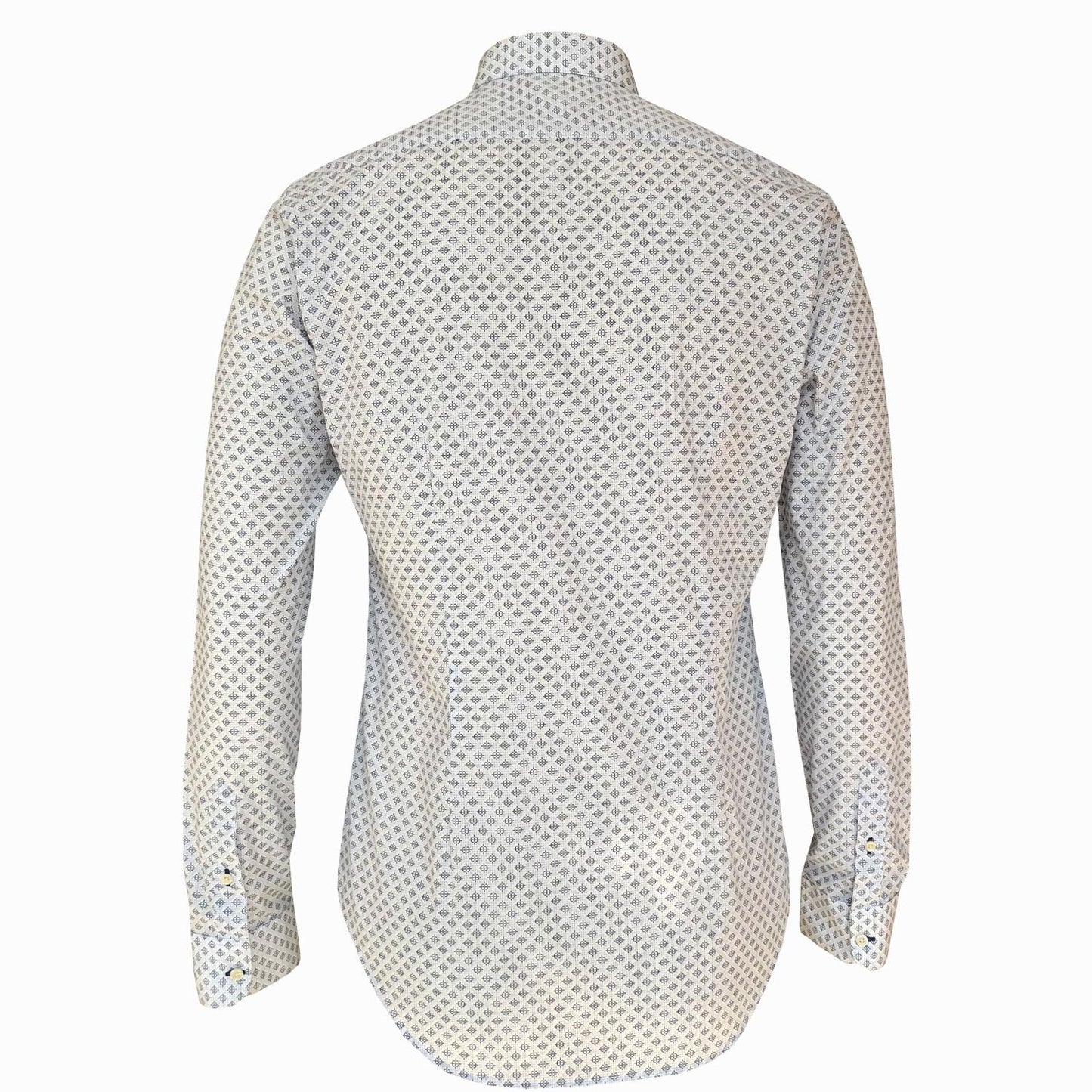 LUXE HOMME SELECT - Premium Oxford Long Sleeve Shirt (Ocean) - LabelledUp.com