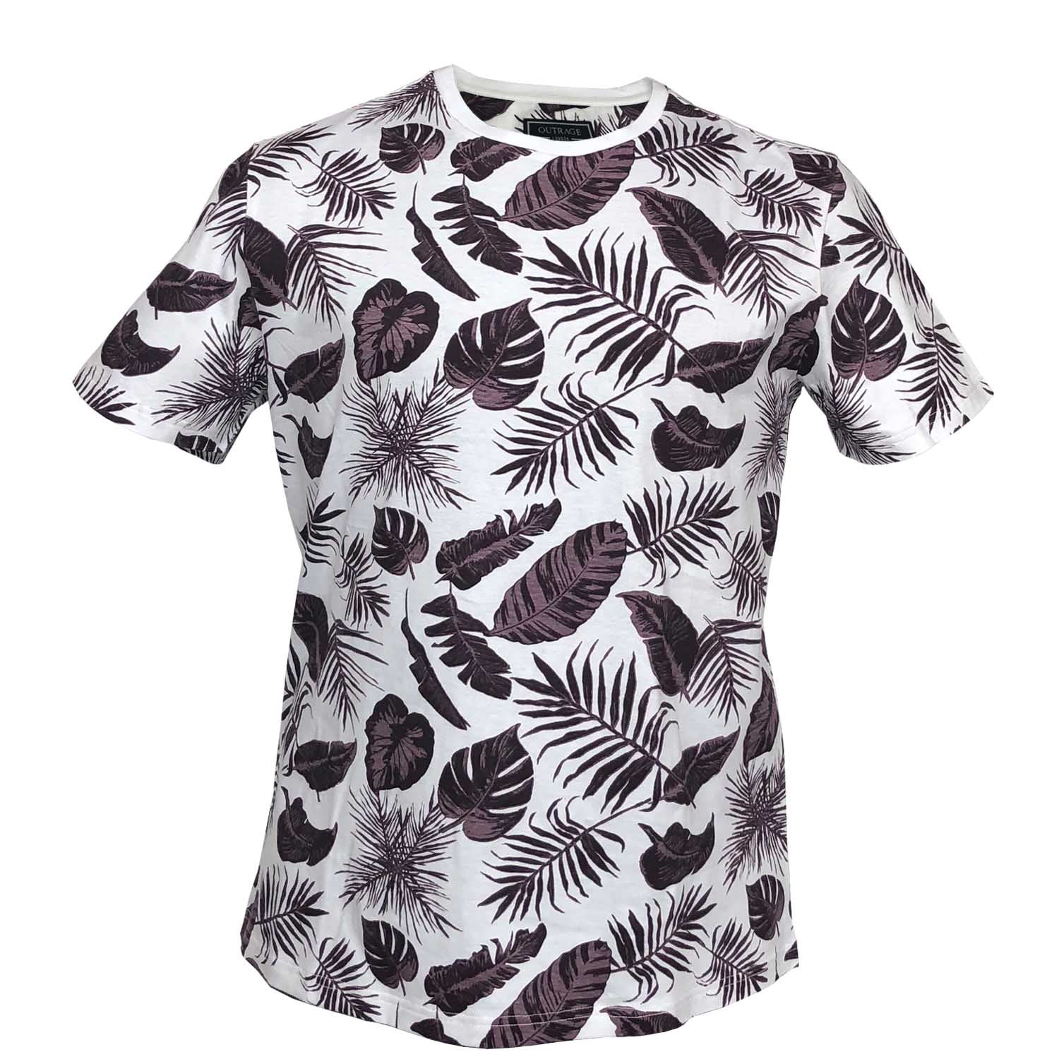 Outrage - All Over Print Blanca Palm T-Shirt - LabelledUp.com