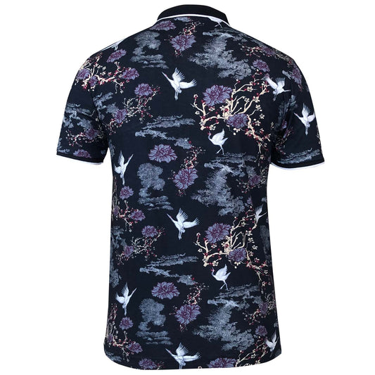 Outrage - All Over Print SWAN Polo - LabelledUp.com