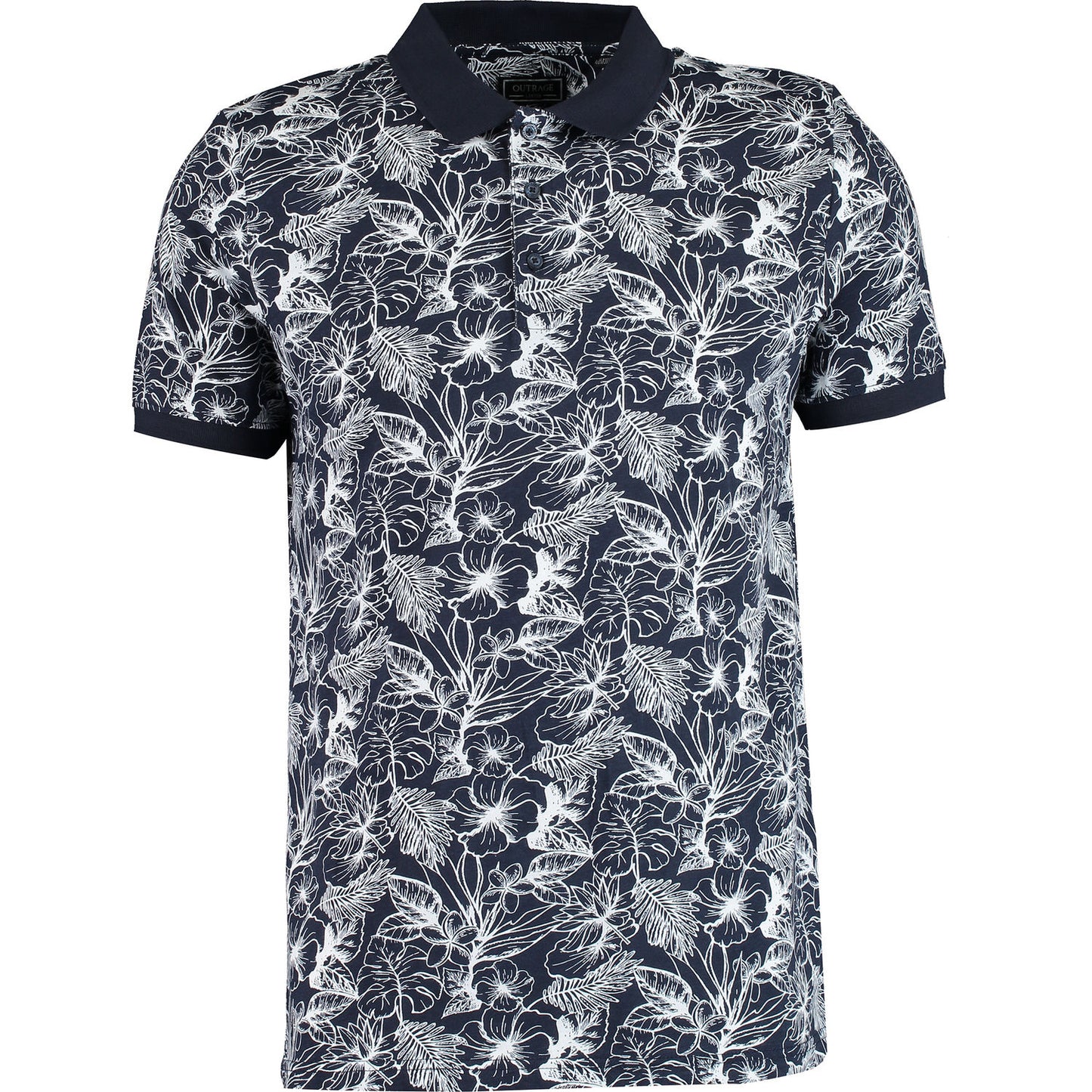 Outrage - All Over Print BRAD Polo - LabelledUp.com