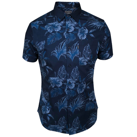 Outrage - Floral Short Sleeve Shirt - LabelledUp.com