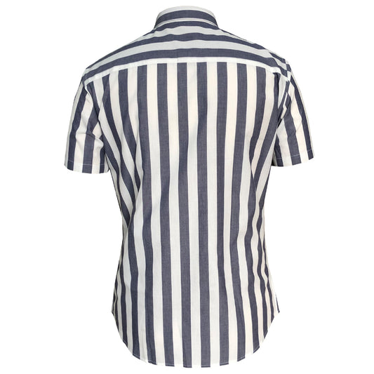 Outrage - Large Stripe Short Sleeve Shirt - LabelledUp.com