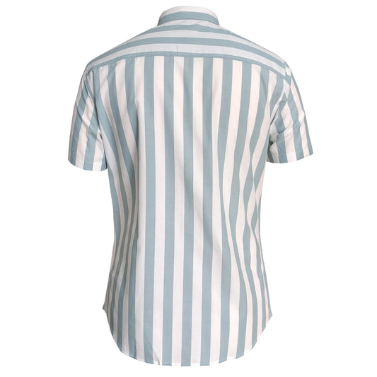 Outrage - Large Stripe Short Sleeve Shirt - LabelledUp.com
