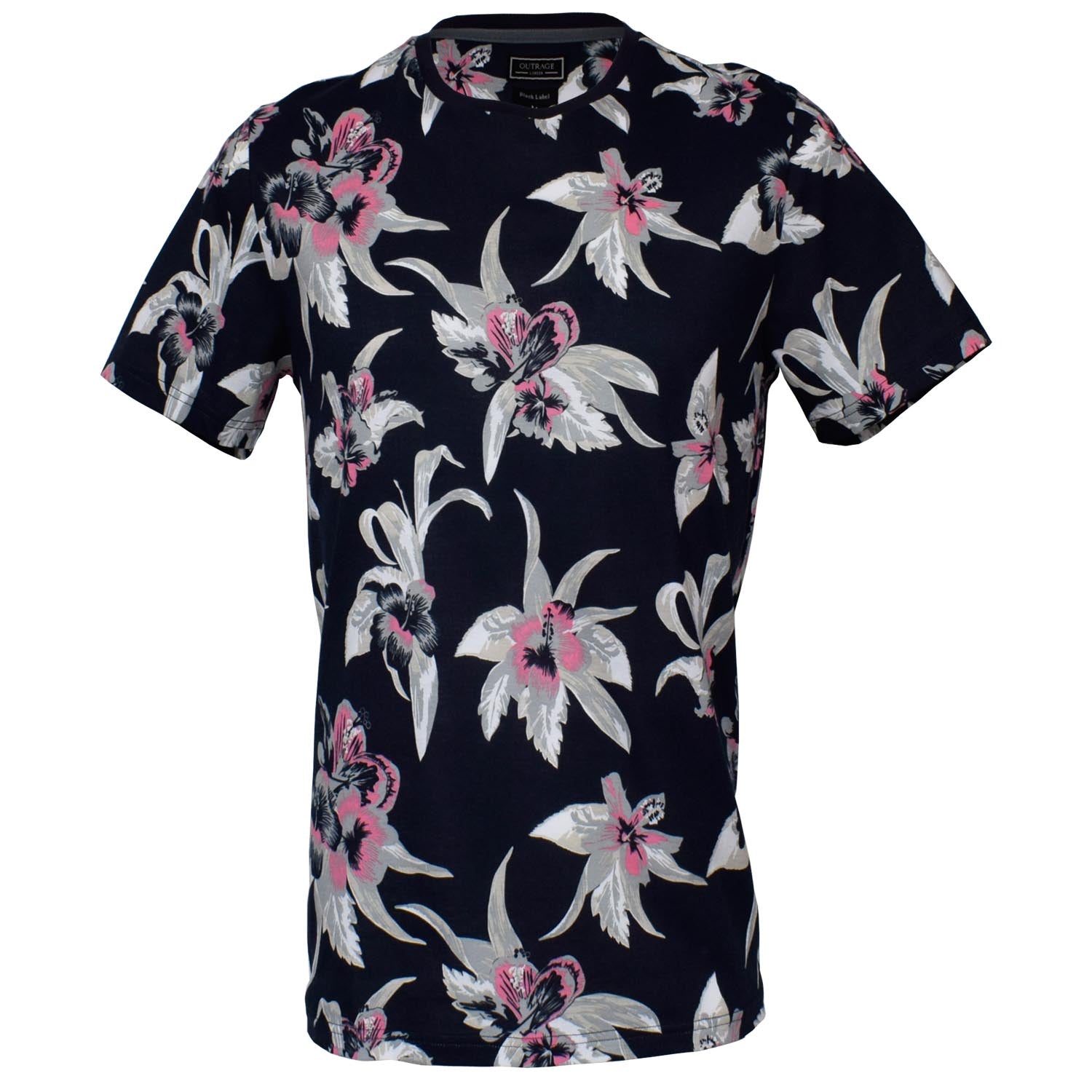 Outrage - All Over Print Paradise Floral T-Shirt - LabelledUp.com