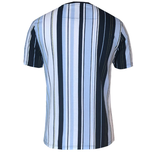 Outrage - All Over Print AZTECO PRINTED STRIPE T-Shirt - LabelledUp.com