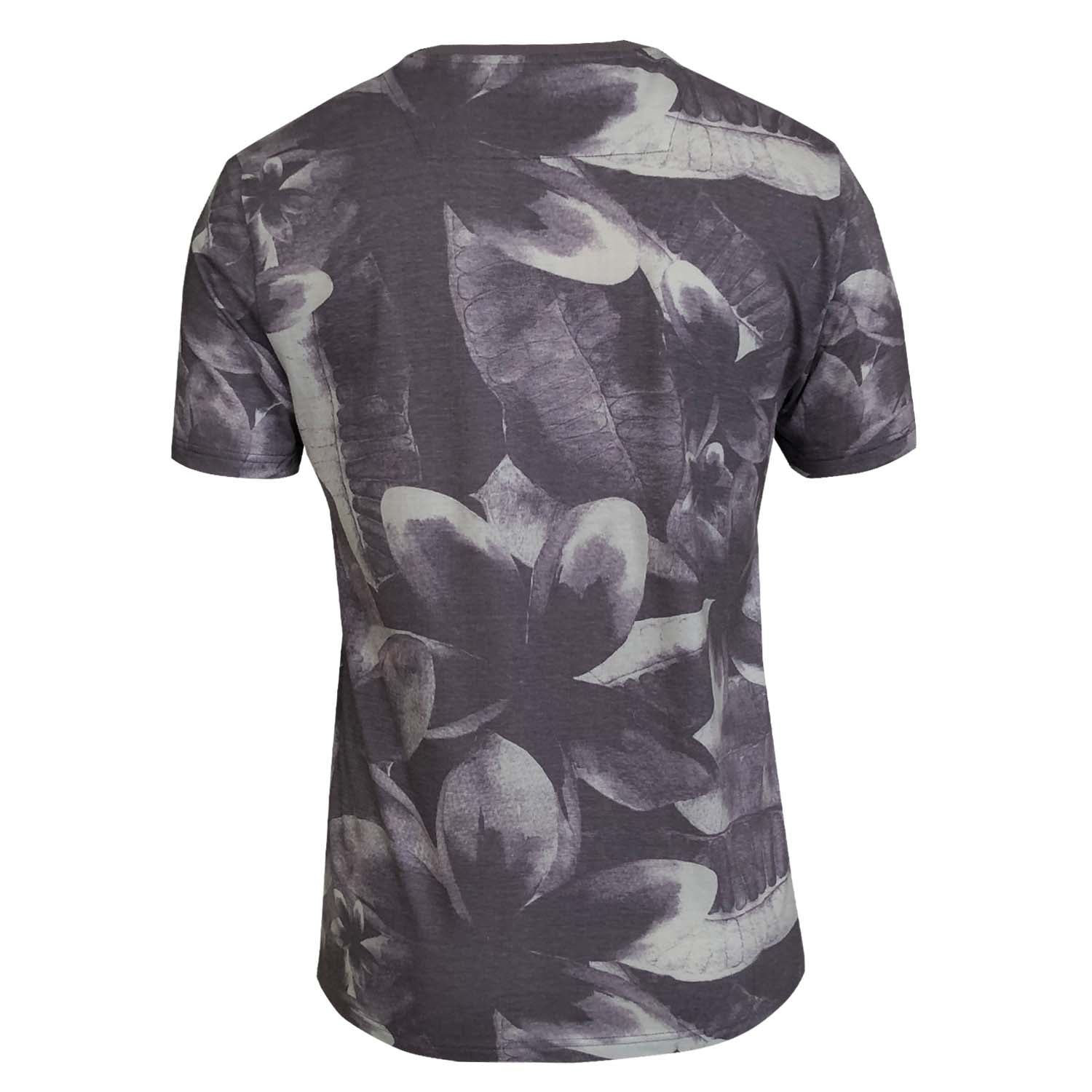 Outrage - All Over Print HIBISCUS WASH T-Shirt - LabelledUp.com